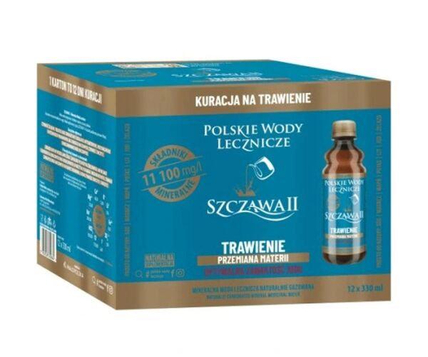 Вода мінеральна лікувальна для травлення Szczawa II Trawienie 12 шт. х 0,33 л (18344) - фото 2 Вода мінеральна лікувальна для травлення Szczawa II Trawienie 12 шт. х 0,33 л (18344) - фото 2