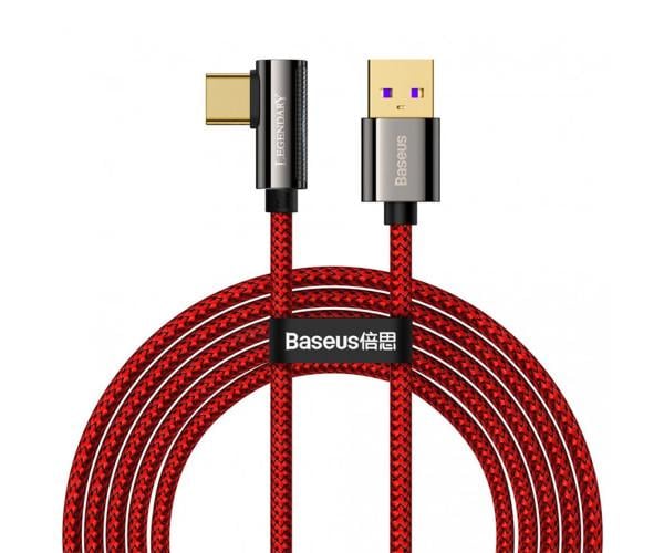 Кабель Baseus CACS000509 USB Type-C Data 66 W 2 м Black/Red