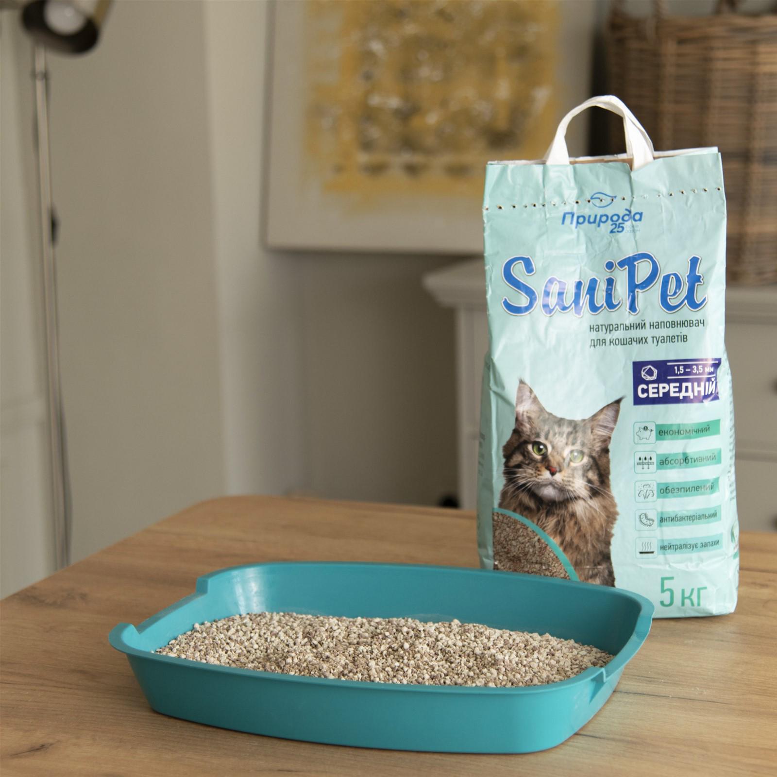 Наповнювач для котячого туалету Природа Sani Pet бентонітовий середня гранула 5 кг (4823082407811) - фото 4 Наповнювач для котячого туалету Природа Sani Pet бентонітовий середня гранула 5 кг (4823082407811) - фото 4