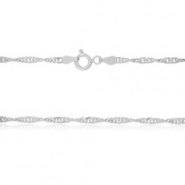 Серебряная цепочка 925 пробы 55 см 801Р 4/55