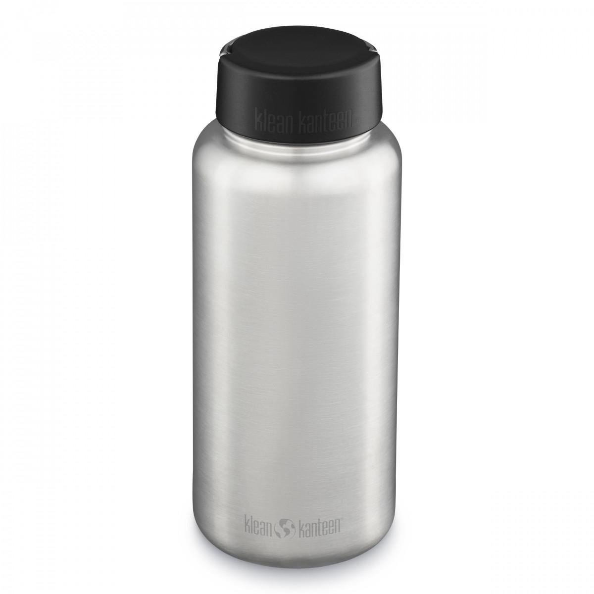 Бутылка для воды Klean Kanteen Wide Loop Cap 800 мл Стальной (1017-1009489)