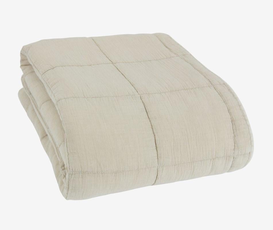 Плед стеганый 130x180 см Бежевый (0e8c9b7d)