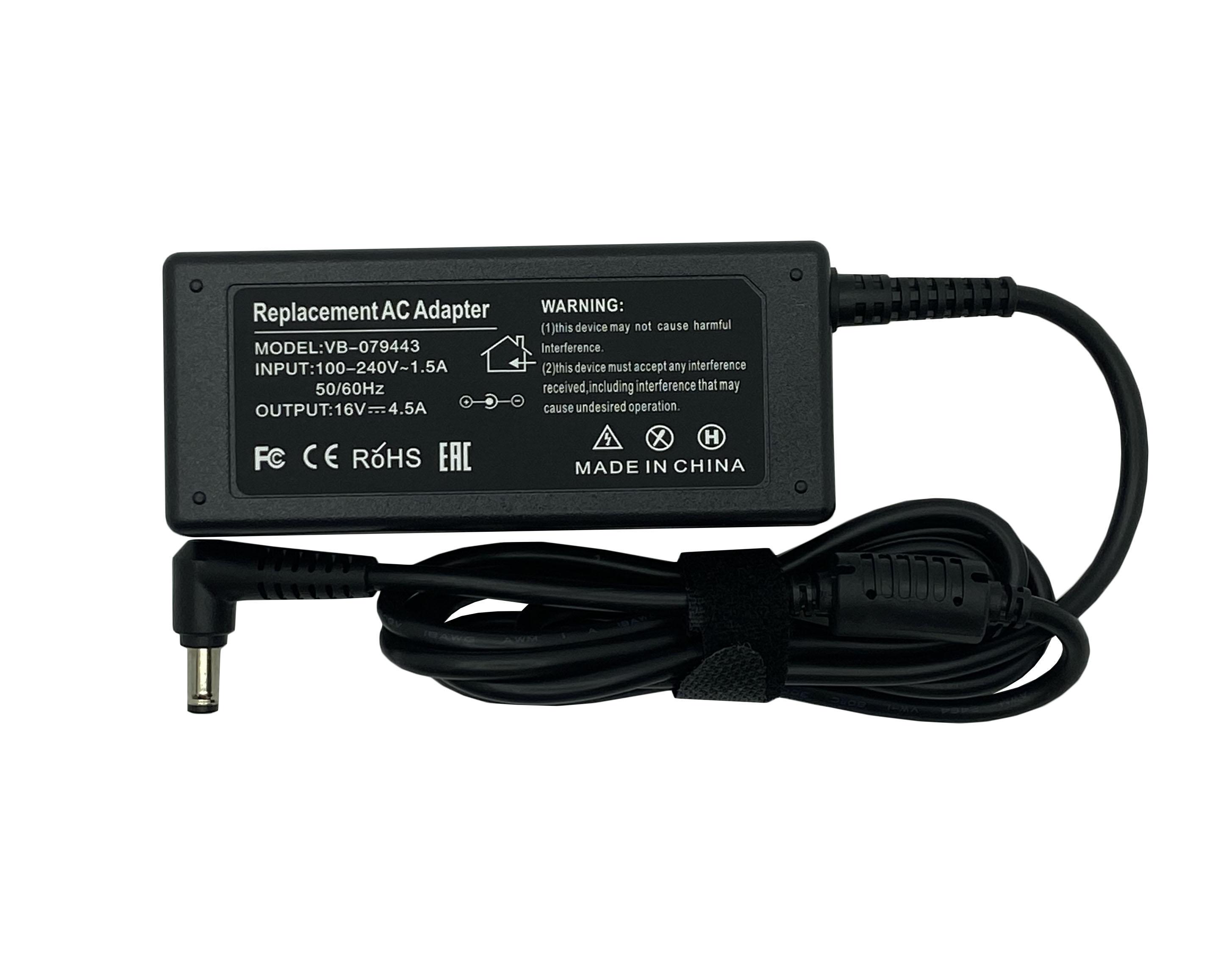 Блок питания для ноутбука Lenovo-IBM YDS72 72W 16V 4,5A 5,5x2,5 мм (079443)