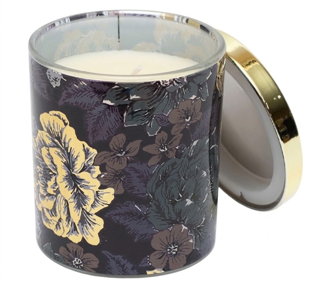 Аромасвічка Bambi Home Fragrance Аква ді Парма в скляній баночці з кришечкою 9х8 см Чорний (AS-111-S-32) Аромасвічка Bambi Home Fragrance Аква ді Парма в скляній баночці з кришечкою 9х8 см Чорний (AS-111-S-32)