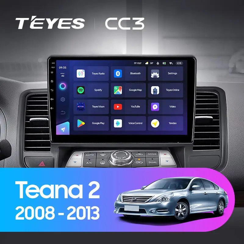 Автомагнитола штатная Teyes для Nissan Teana J32 2008-2013 Android C3 6+128G 360° (1668780007) - фото 2