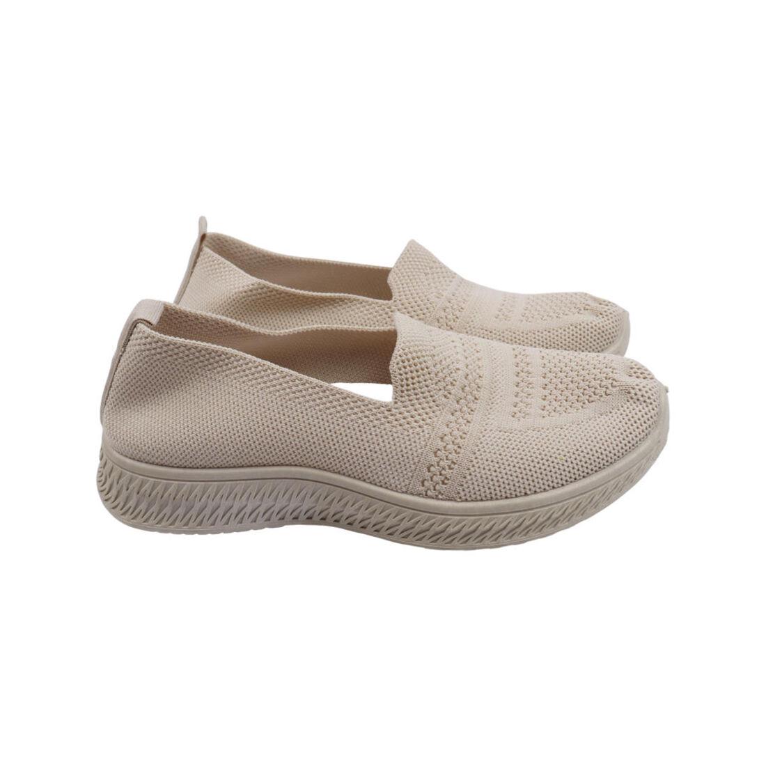 Туфли женские Fashion из текстиля р. 40 Бежевый (28-22)