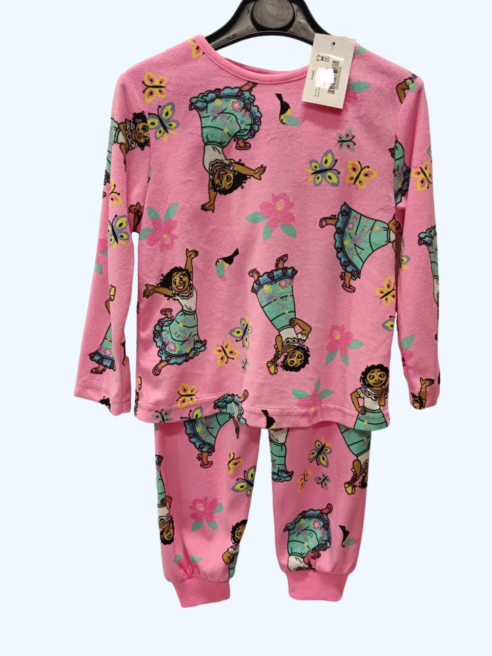 Піжама флісова для дівчинки PRIMARK 98 см Рожевий (0102)