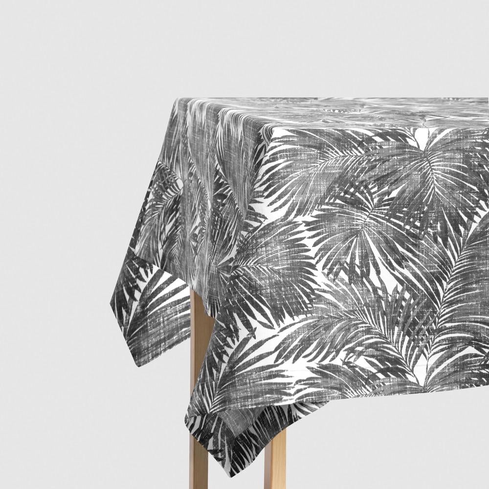 Скатерть IDEIA Премьер Папоротник с водоотталкивающей пропиткой 140x170 см Черный (1790103911)