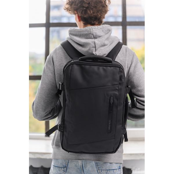Рюкзак міський Mark Ryden MR9299YY Rain з накидкою від дощу Чорний (2111) - фото 11