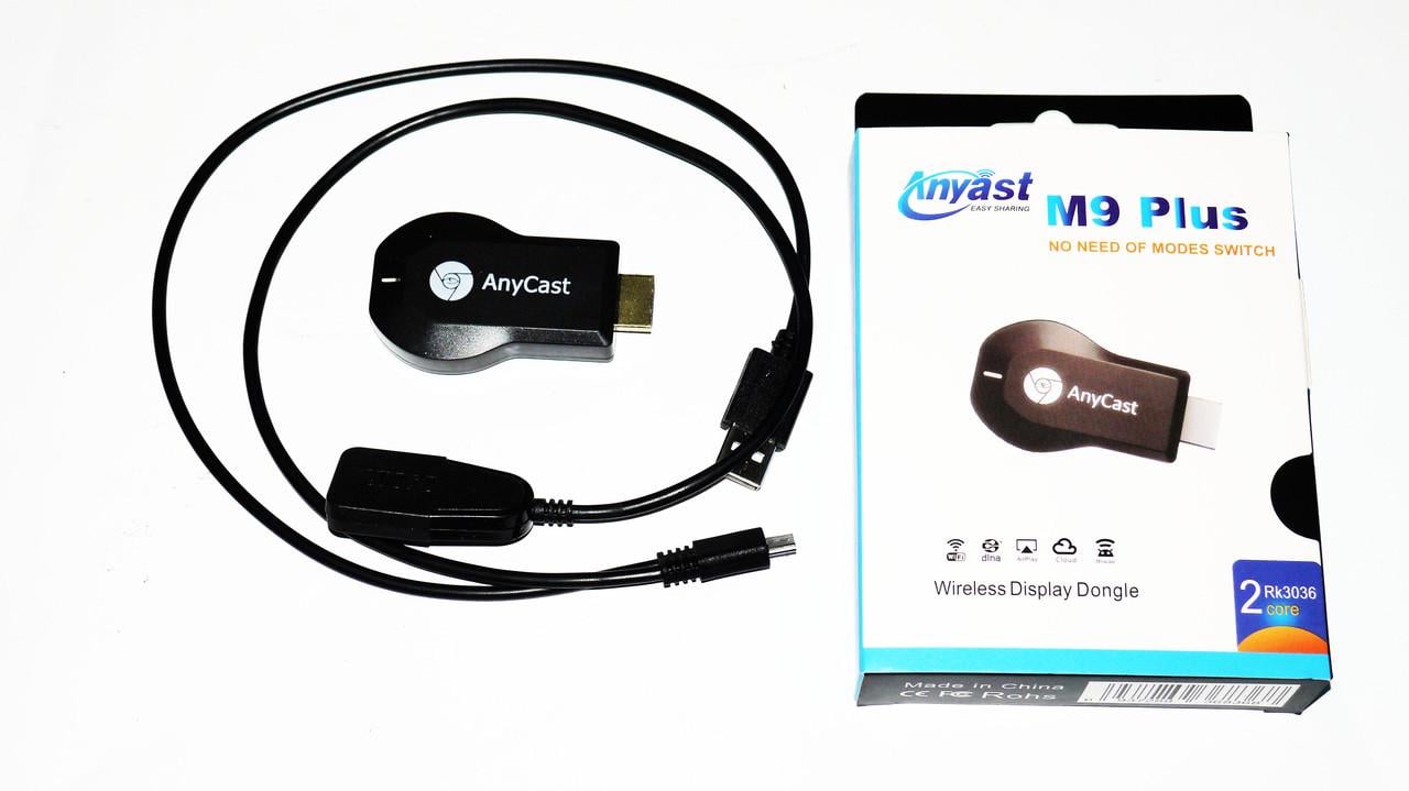 Медіаплеєр Miracast AnyCast M9 Plus HDMI з вбудованим модулем Wi-Fi (17219) - фото 3