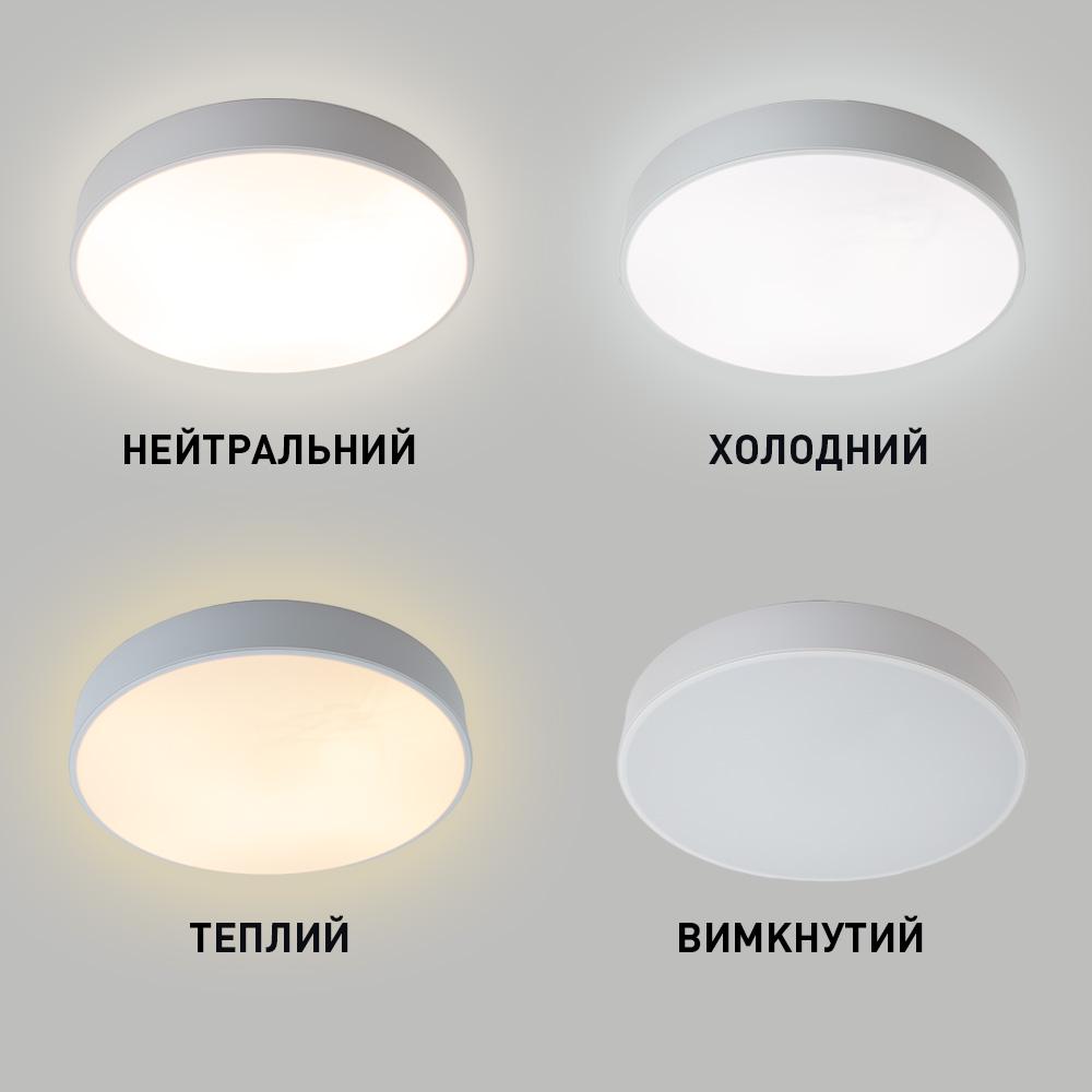 Люстра світлодіодна ESLLSE ONIX R 60 Вт Білий (10115) - фото 3 Люстра світлодіодна ESLLSE ONIX R 60 Вт Білий (10115) - фото 3