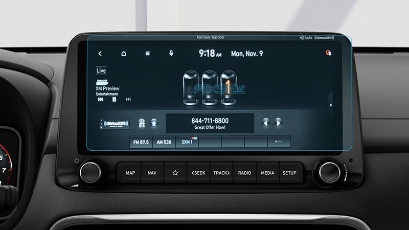 Захисне скло Pixsel гібридне матове на монітор Hyundai KONA ELECTRIC 11,2“ 2021-2022
