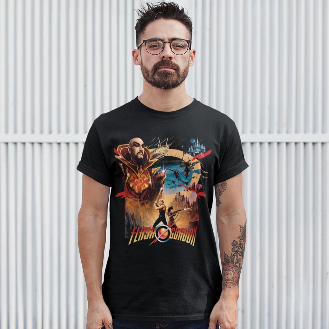 Футболка унісекс Flash Gordon Queen 2XL Чорний (00000009964)