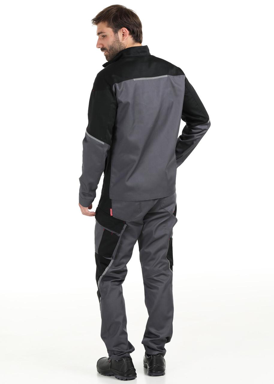 Куртка рабочая Патриот 55500030 р. 44-46 180-191 см Серо-черный (2564951383) - фото 5 Куртка рабочая Патриот 55500030 р. 44-46 180-191 см Серо-черный (2564951383) - фото 5