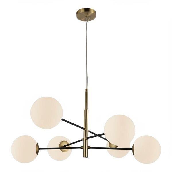 Люстра Azzardo AZ4421 Oviedo 6 GO/BK Люстра Azzardo AZ4421 Oviedo 6 GO/BK