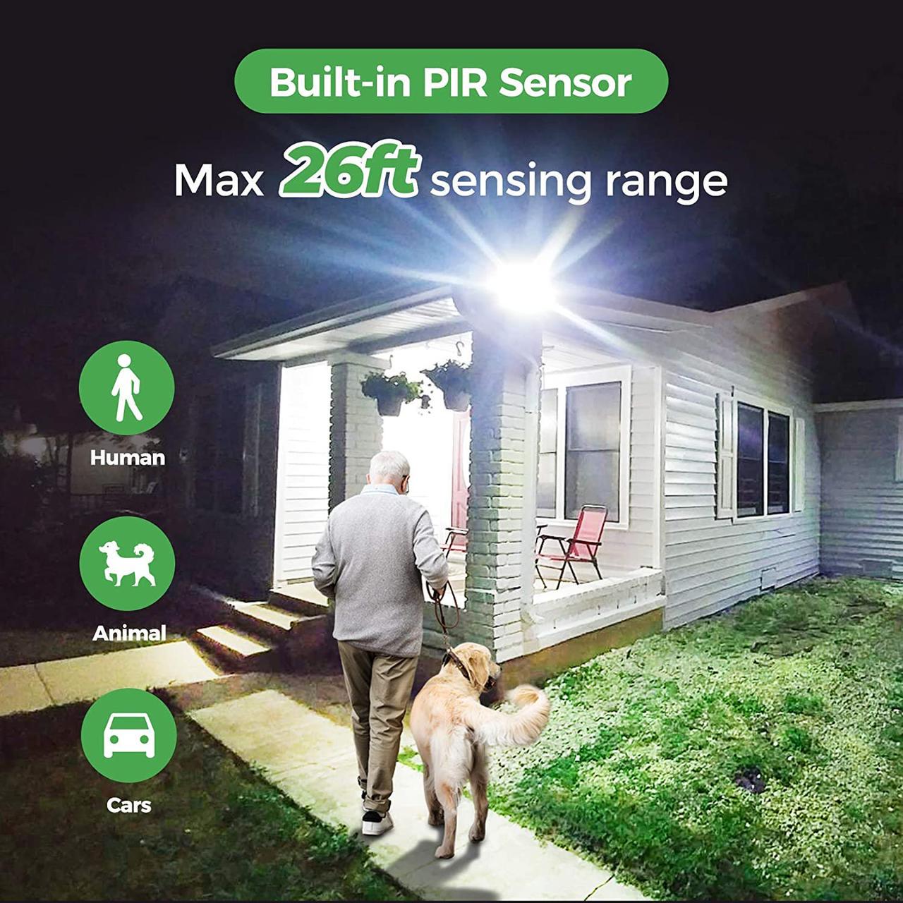 Светильники Litom с датчиками движения и солнечной батареей 2 шт. - фото 2