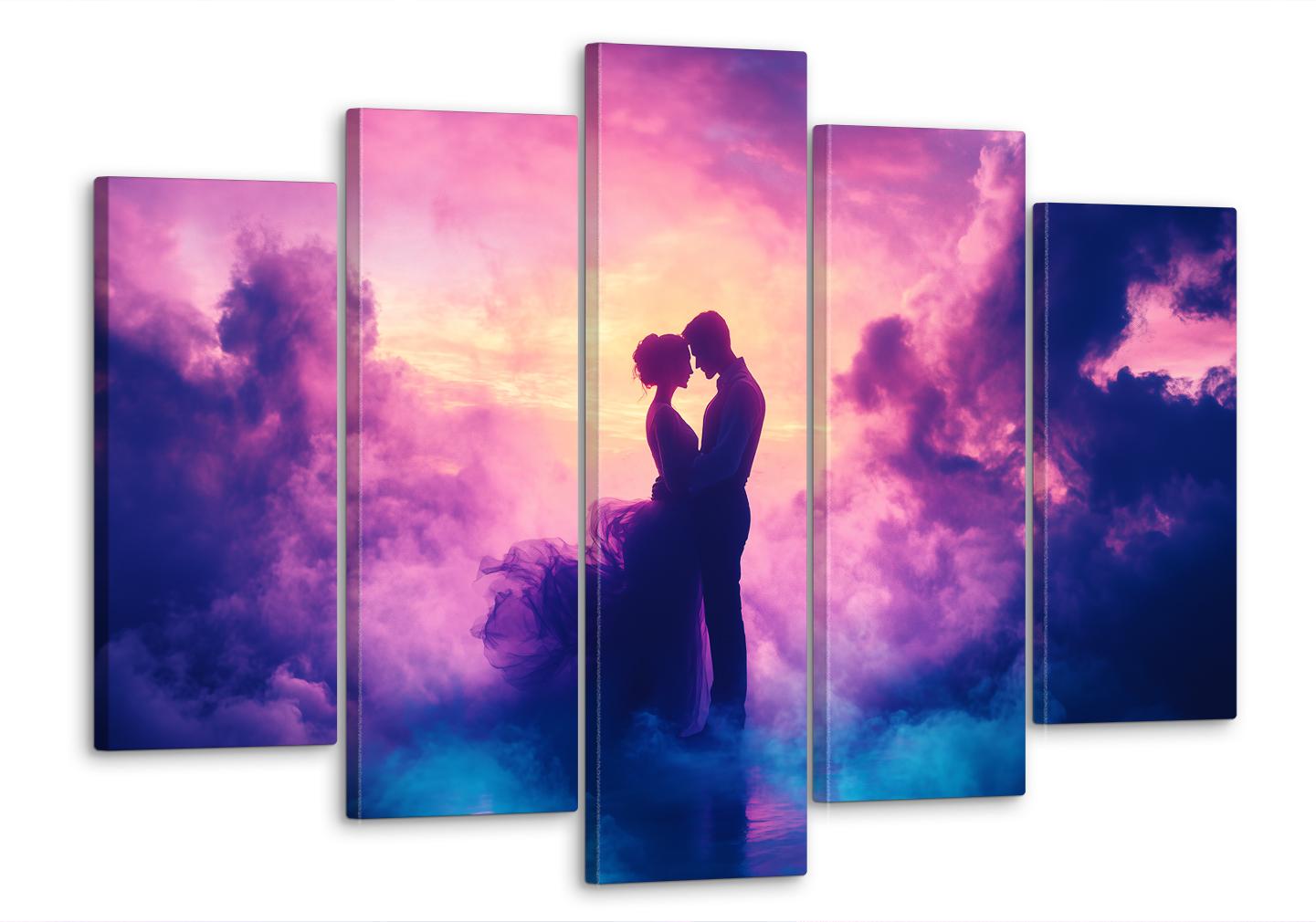 Картина модульная MAKO любовь в багровых сумерках 80x125 см (MK50597) Картина модульная MAKO любовь в багровых сумерках 80x125 см (MK50597)