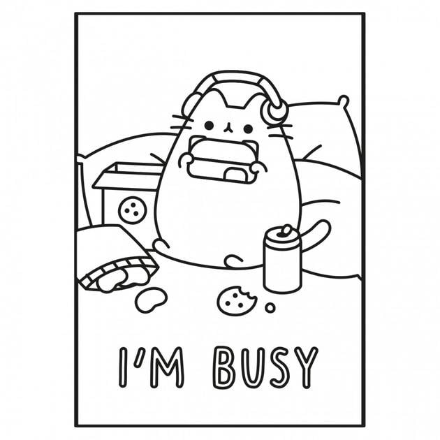 Раскраска YES Pusheen А4 8 с. с наклейками (743229) - фото 2 Раскраска YES Pusheen А4 8 с. с наклейками (743229) - фото 2