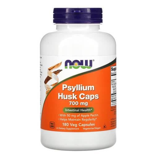 Подорожник NOW Psyllium Husk Caps 700 мг 180 Veg Capsules (NOW-05973) Подорожник NOW Psyllium Husk Caps 700 мг 180 Veg Capsules (NOW-05973)