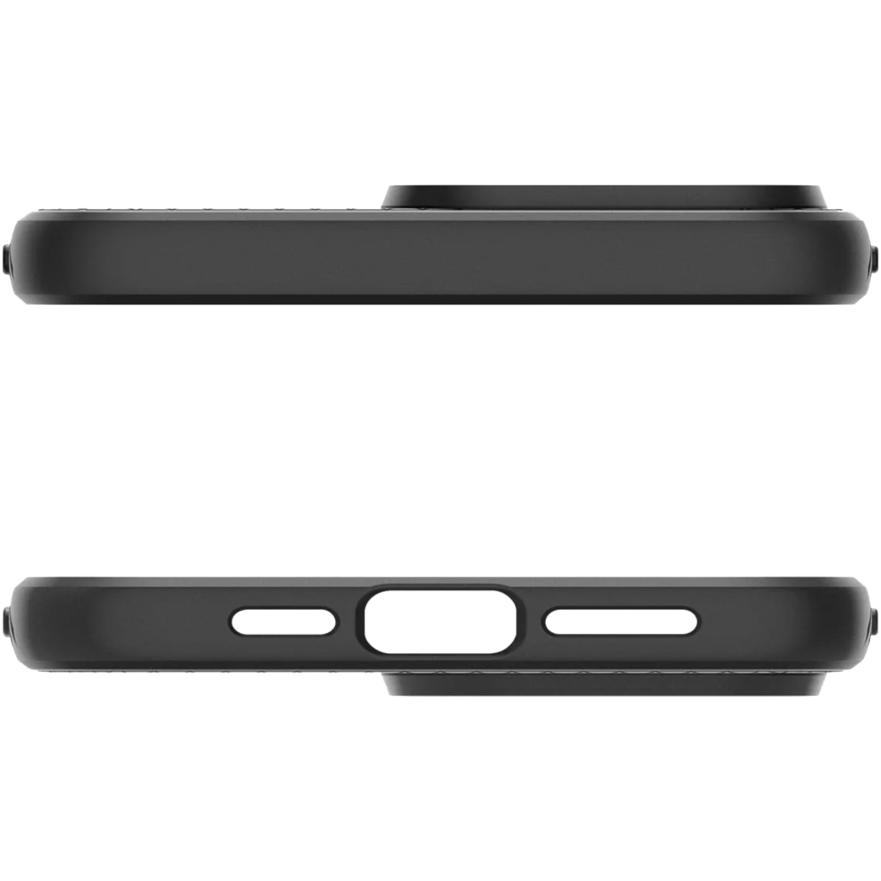 Чехол накладка Spigen Liquid Air Case for iPhone 15 Pro Max Black (ACS06562) - фото 10