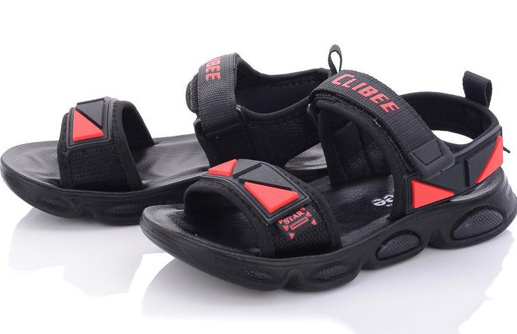 Cандалії Clibee Z850-bl р. 34 Чорно-червоний (83199)