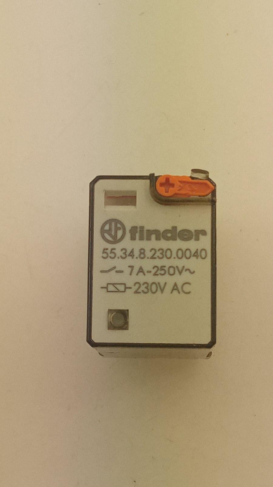 Реле Finder 55.34.8.230.0040 AC230V 7A 250AC 4C (29083)