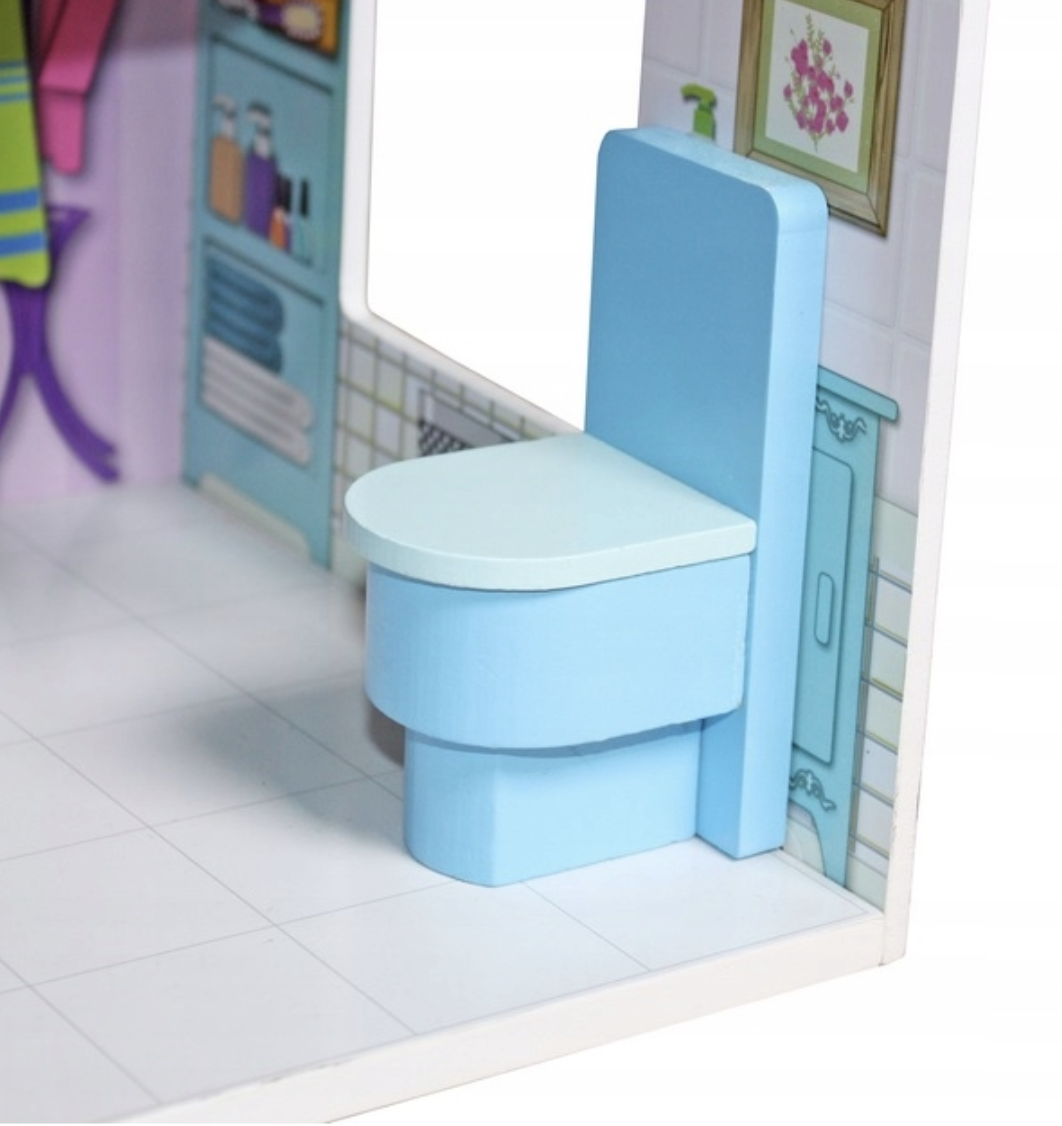 Кукольный домик деревянный PrincessDream с мебелью и террасой (2796178532) - фото 10 Кукольный домик деревянный PrincessDream с мебелью и террасой (2796178532) - фото 10