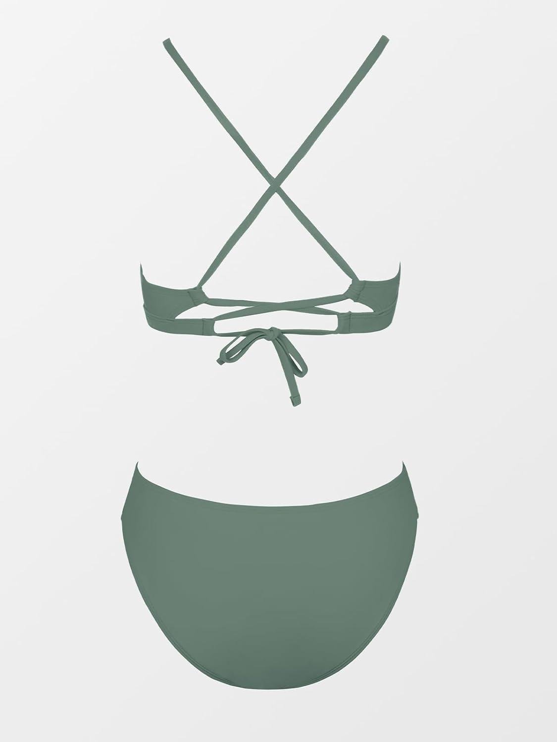 Купальник Cupshe M Хакі (DAA12C4C022) - фото 4 Купальник Cupshe M Хакі (DAA12C4C022) - фото 4