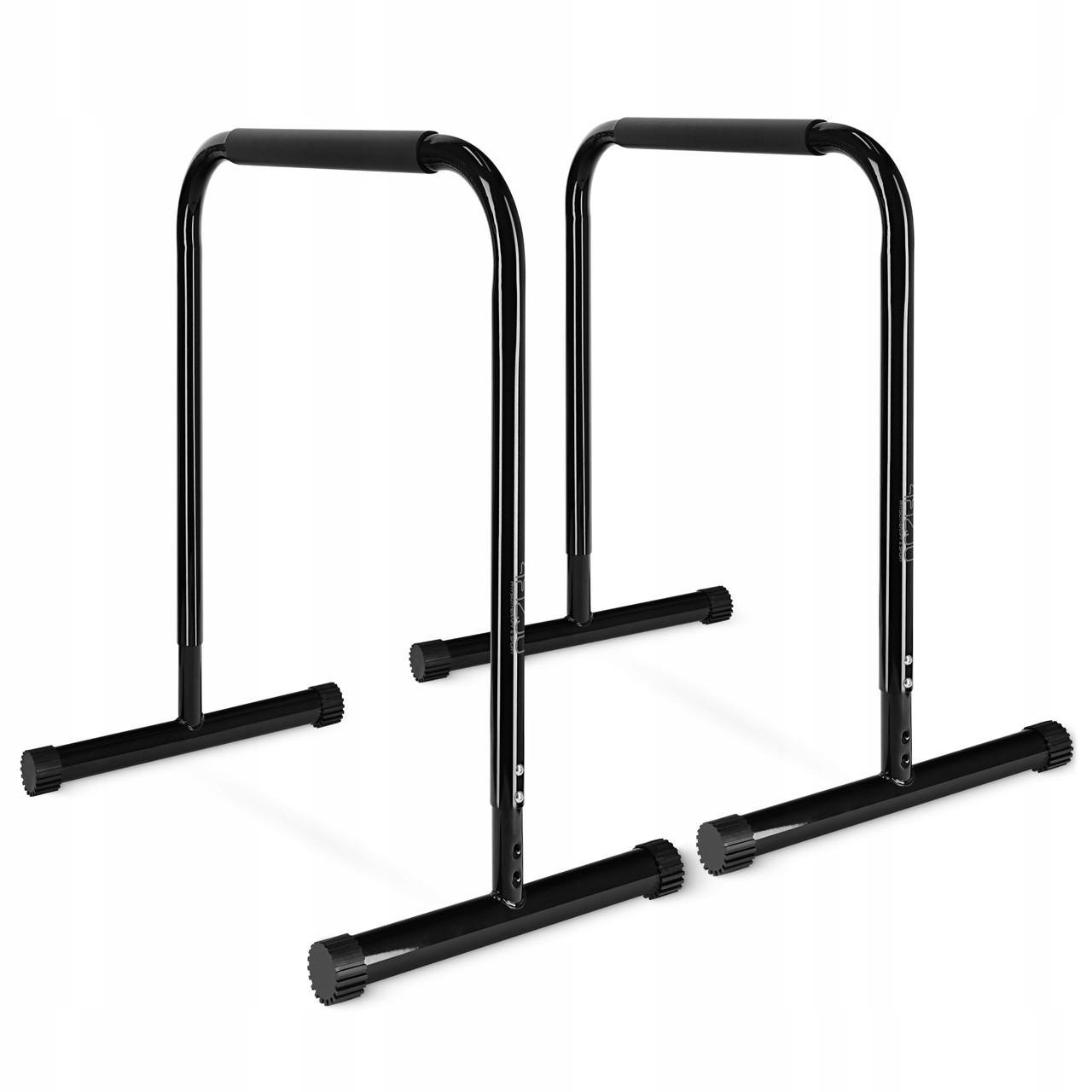 Бруси для віджимань 4fizjo підлогові/розбірні 80-90 см Black (P-5905973404600)