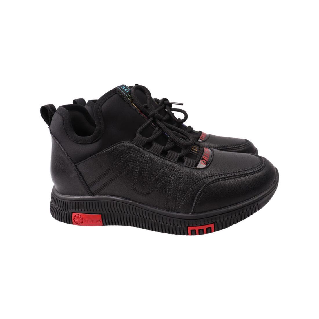 Кроссовки женские Farinni из кожи р. 38 Черный (192-21/22DHS)