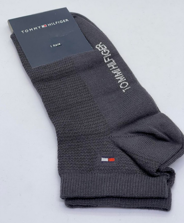 Носки мужские короткие Tommy Hilfiger р. 40-45 Черный (38673)