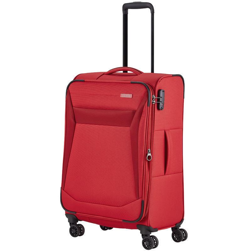 Чемодан на 4 колеса Travelite Chios M 60/66 л Red (TL080048-10) - фото 1