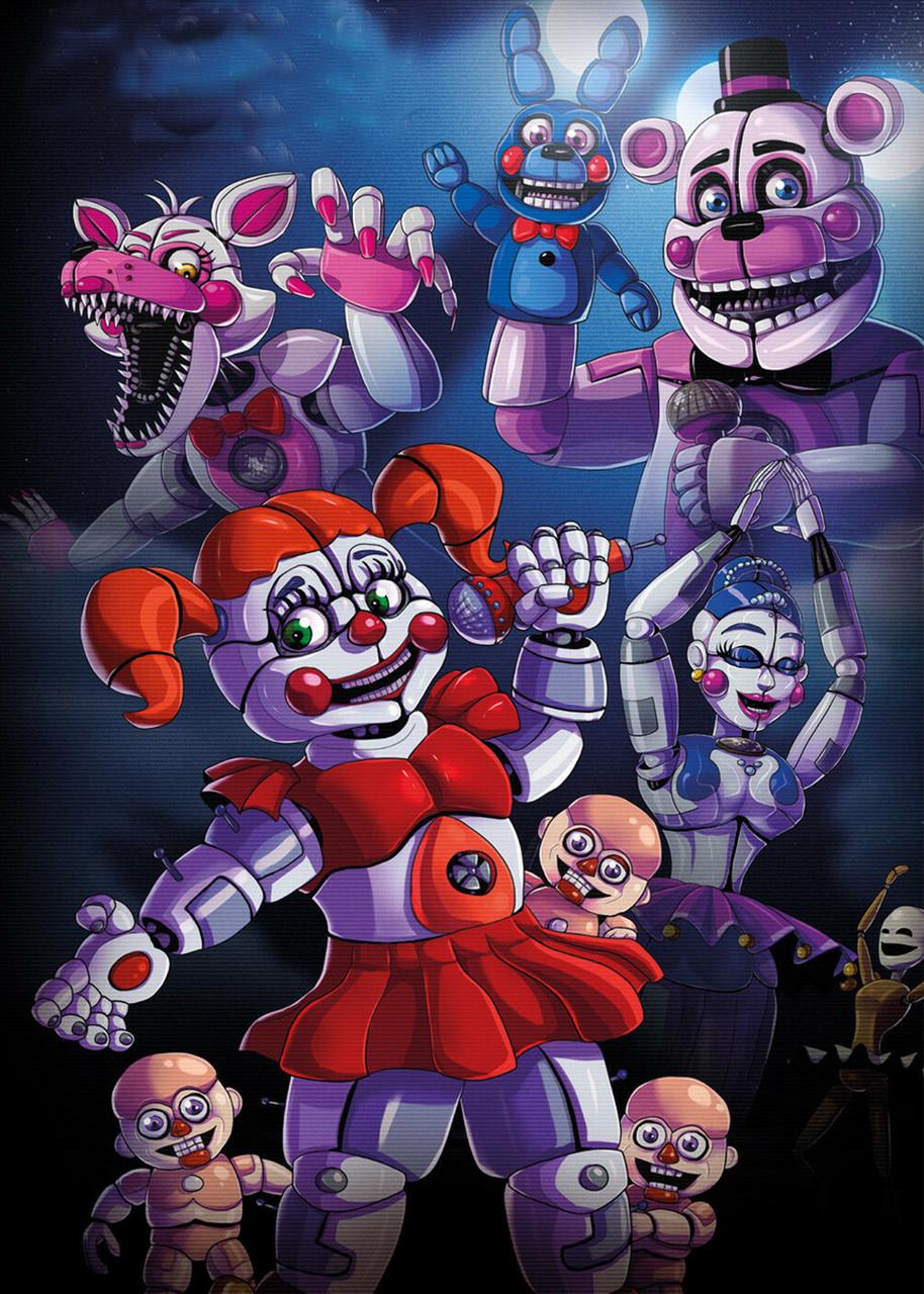 Картина GeekLand Five Nights at Freddys Poster 60х40 см (FN 09.061.671)