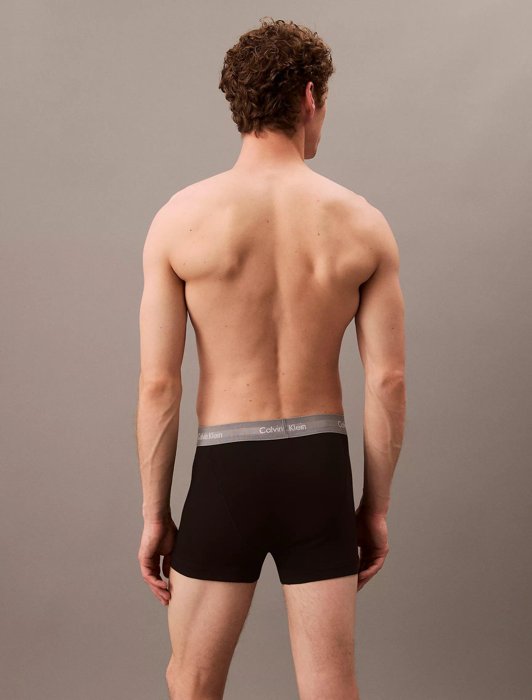 Набор трусов боксеры Calvin Klein M 5 шт. Черный (CK-111) - фото 5 Набор трусов боксеры Calvin Klein M 5 шт. Черный (CK-111) - фото 5