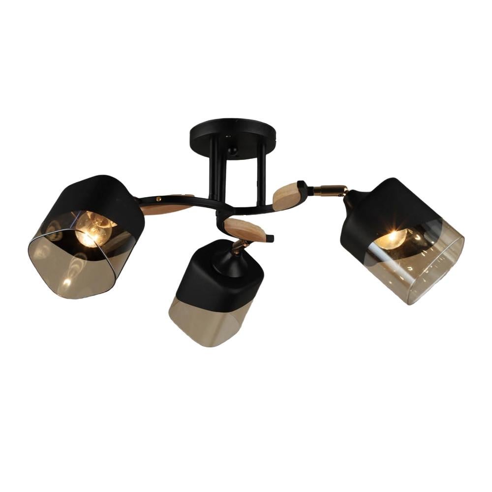 Люстра Svet SR-N4868/3BK+WOOD