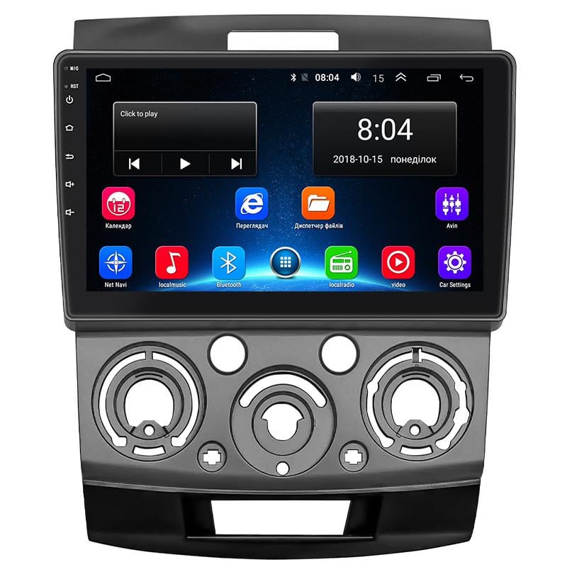 Магнитола штатная Lesko для Ford Everest II 2006-2009 9" 2/32Gb Wi-Fi GPS Base (1881240253)