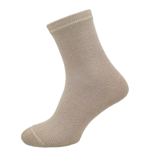 Шкарпетки чоловічі у сітку Мілес 1811 р. 29 Бежевий - фото 1