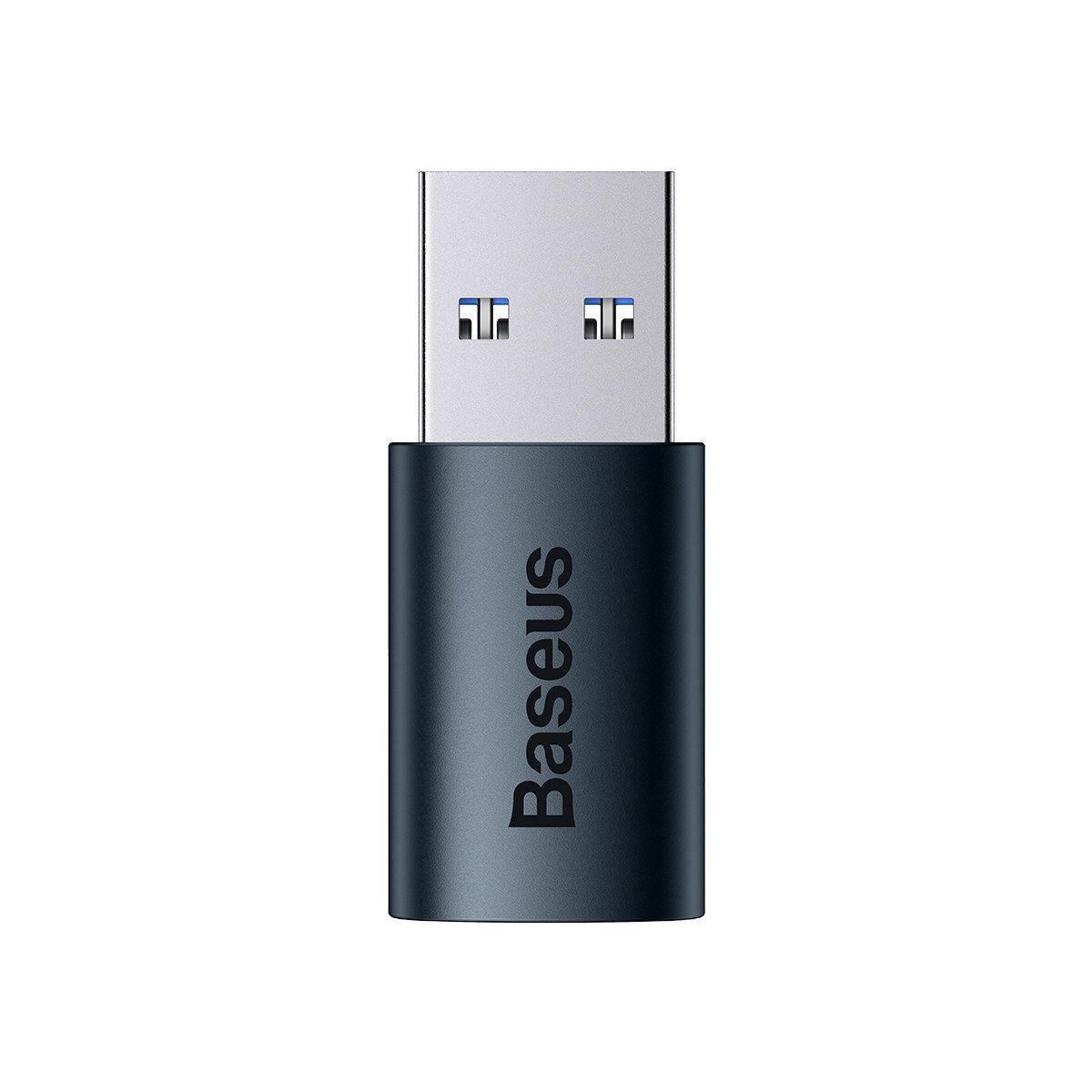 Адаптер перехідник BASEUS Ingenuity Series Mini OTG Type-C to USB Blue