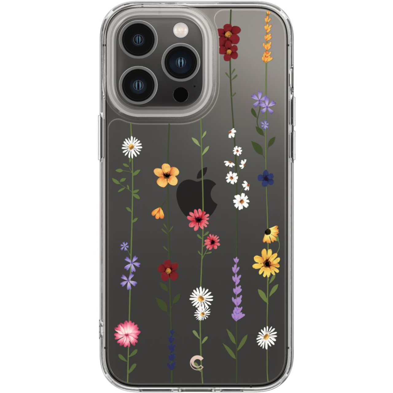 Прозорий чохол накладка Spigen CYRILL Cecile Case for iPhone 14 Pro, Flower Garden (ACS05019) - фото 2