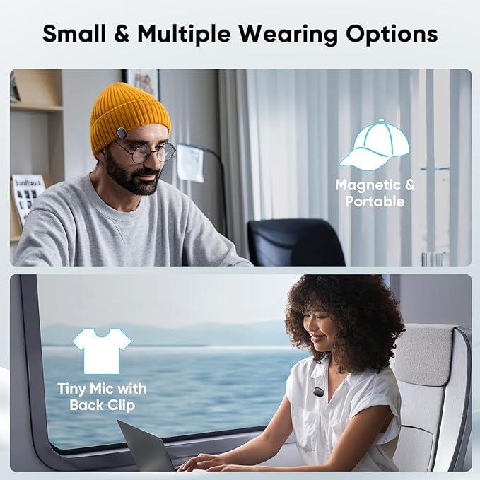 Мікрофон петличний бездротовий ULANZI DSLR - фото 5 Мікрофон петличний бездротовий ULANZI DSLR - фото 5