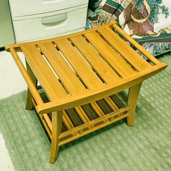 Табурет для ванной из дерева Галиос Карри (ТВН-007403)