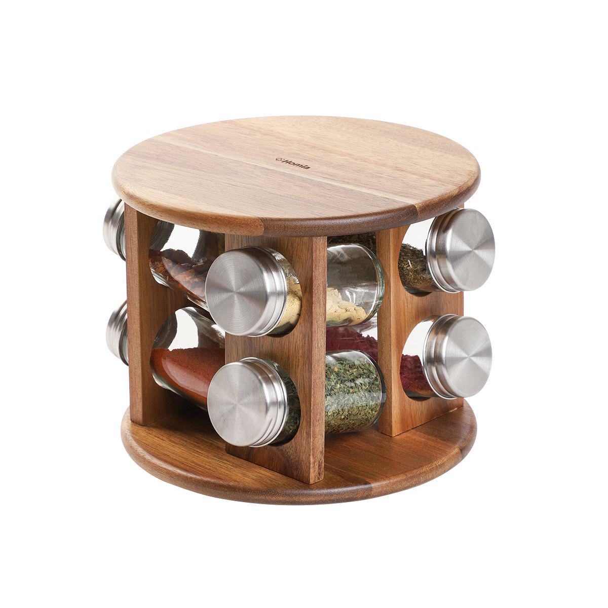 Набор емкостей для специй Homla MOOKA 15х19 см 8 шт. Прозрачный (230152)