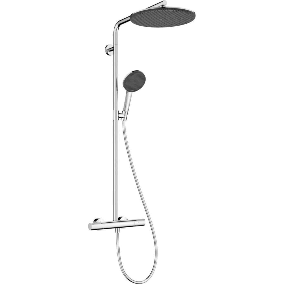 Душевая система Hansgrohe Raindance Alive S Puro 300 1jet EcoSmart из Ecostat Element с термостатом металл Хром (37521082) Душевая система Hansgrohe Raindance Alive S Puro 300 1jet EcoSmart из Ecostat Element с термостатом металл Хром (37521082)