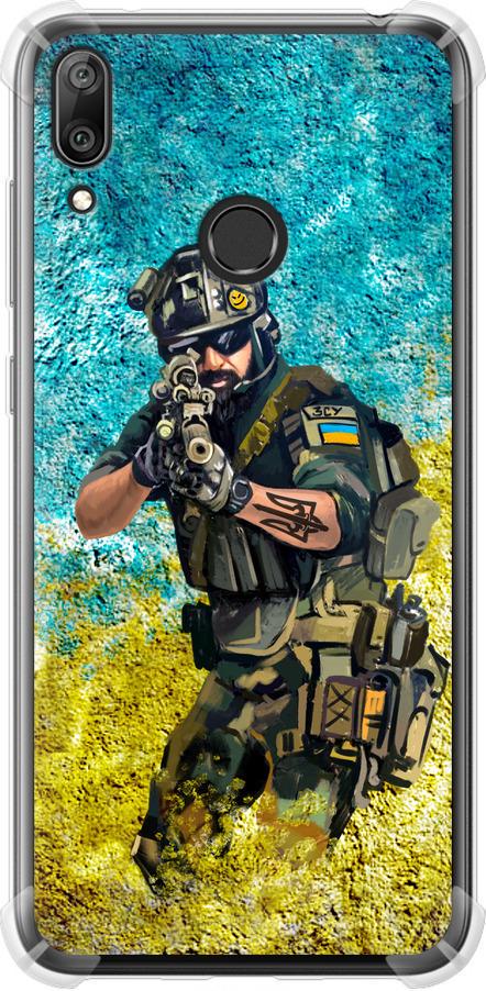 Чехол на Huawei Y7 2019 Воин ЗСУ (5311sp-1638-42517)
