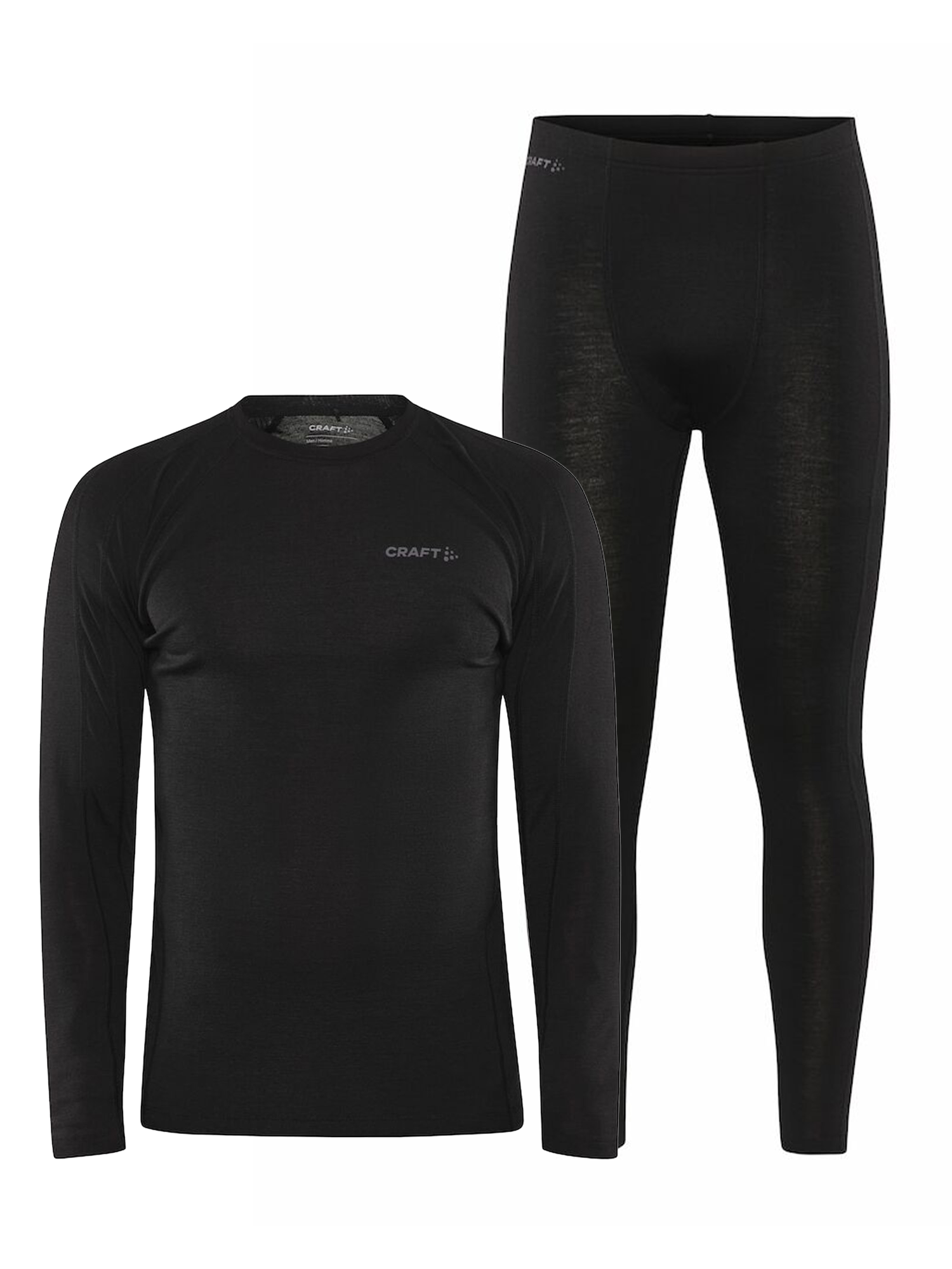 Комплект шерстяного термобелья мужской теплый Craft ADV Wool Merino 240 Set 1913755/1914110-999000 XL Black