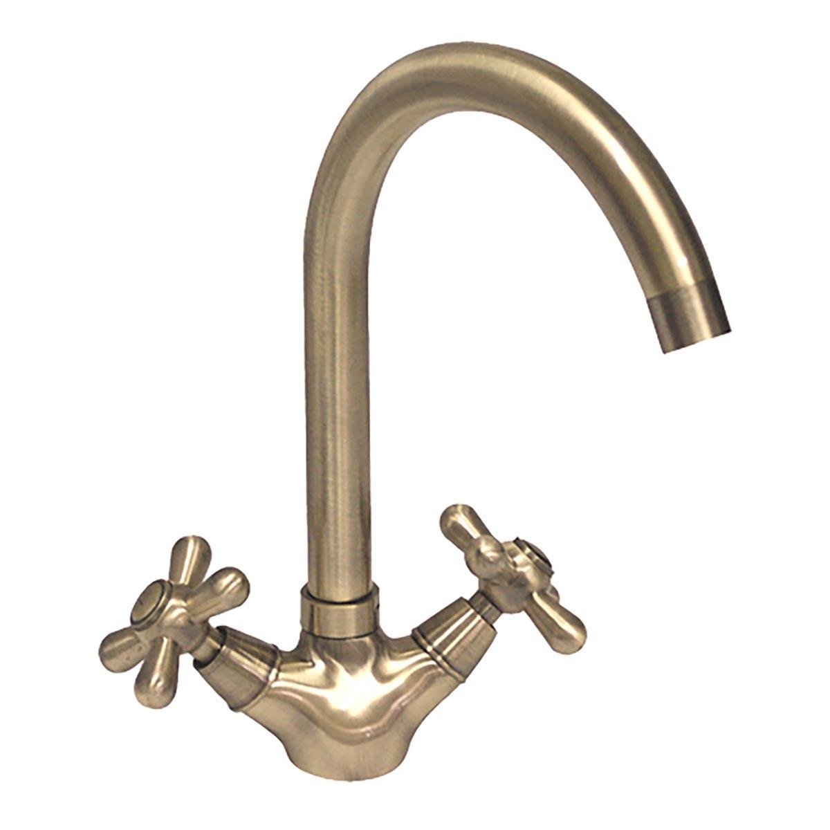 Смеситель для кухни Haiba Dominox 275 Бронзовый (HB0089)