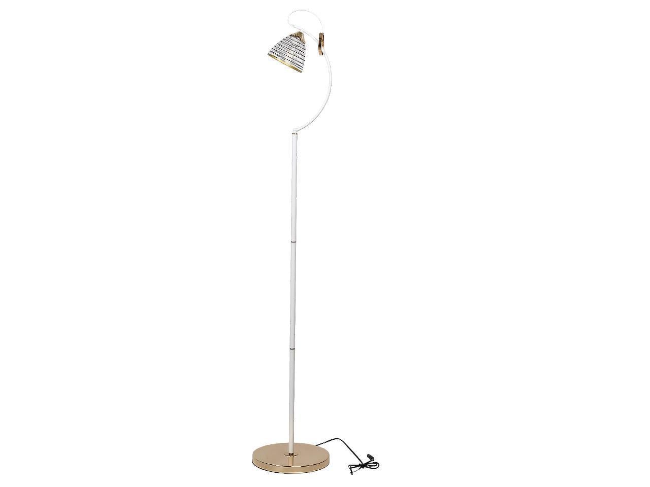 Торшер классический LK-728F/1 E27 WH+FG