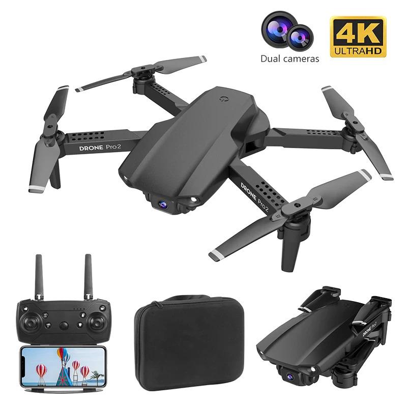 Квадрокоптер FPV із двома камерами Wi-Fi Drone 4К-E99Pro авто зависання 360° - фото 3