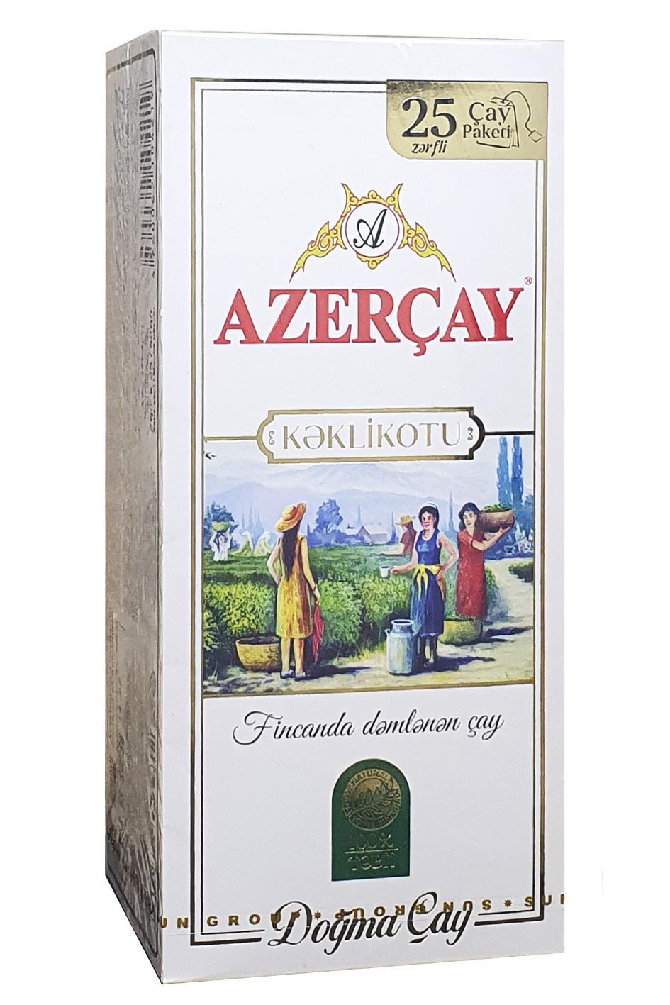 Чай Азерчай Черный с чебрецом в пакетиках 25 шт. 2 г (1843)