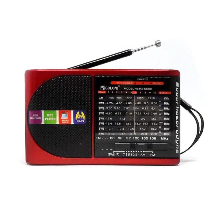 Радиоприемник Golon RX-6688 всеволновый FM AM SW с USB TF и фонариком (ML-05384)